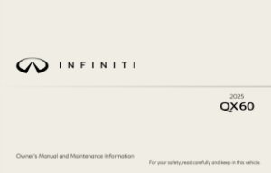 2025 Infiniti QX60 Owner's Manual