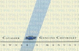 1996 Chevrolet Cavalier Owner's Manual