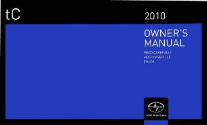 2010 Scion Scion TC Owner's Manual