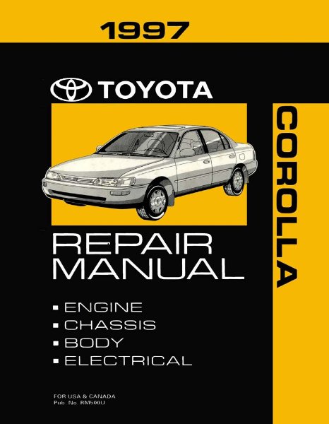 1997 Toyota Corolla Factory Shop Service Manual