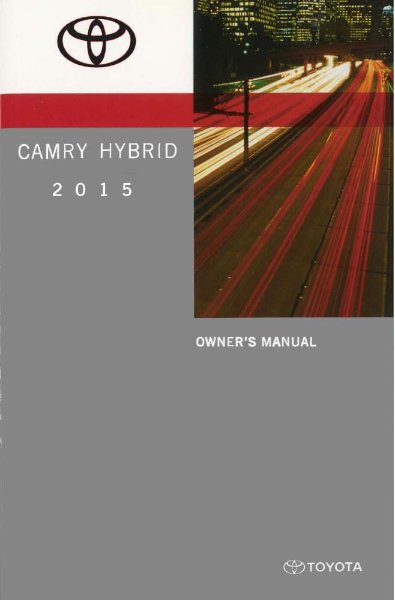 2015 Toyota CAMRY HYBRID Owner's Manual