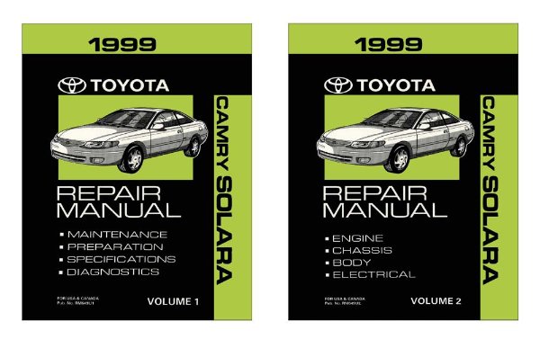 1999 Toyota Camry Solara Factory Shop Service Manual