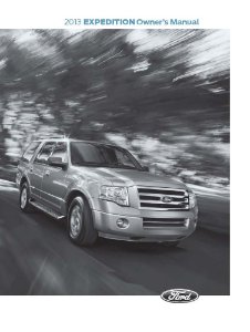2013 Ford Expedition Owner's Manual