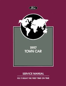 1997 Lincoln Town Car Factory Shop Service Manual