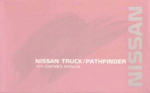 1991 Nissan Pathfinder Owner's Manual
