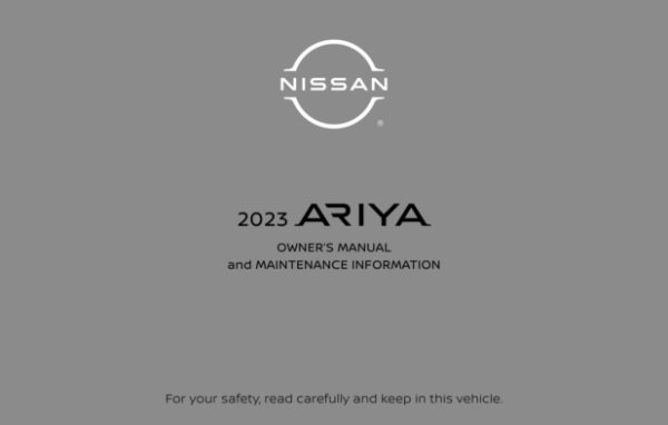 2023 Nissan Ariya Owner's Manual