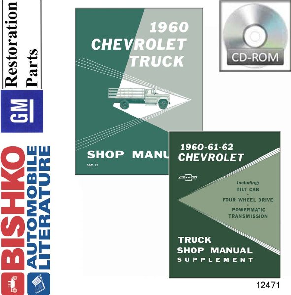 1960–1962 Chevrolet Truck ALL MODELS - INCLUDES SM plus 60-62 SUPPLEMENT