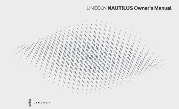 2025 Lincoln Nautilus Owner's Manual