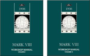 1998 Lincoln Mark VIII Factory Shop Service Manual