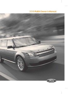 2018 Ford Flex Owner's Manual