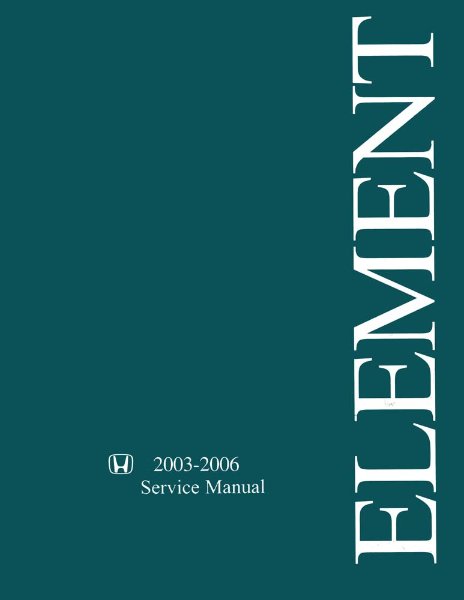 2003–2006 Honda Element Factory Shop Service Manual