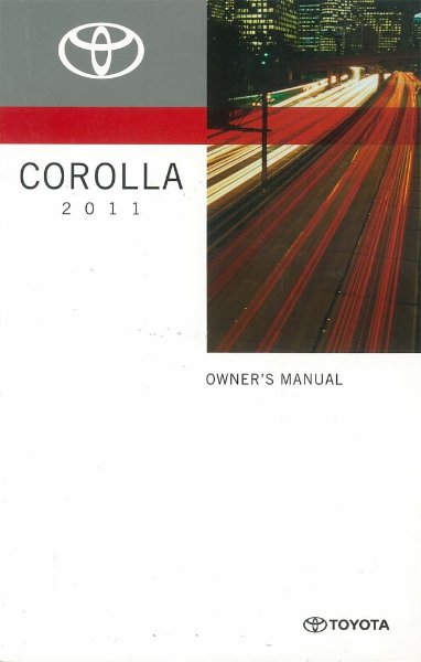 2011 Toyota Corolla Owner's Manual