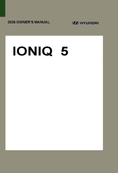2026 Hyundai Ioniq 5 Owner's Manual