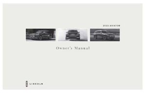 2022 Lincoln Aviator Owner's Manual