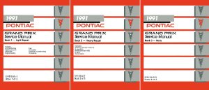 1991 Pontiac Grand Prix Factory Shop Service Manual