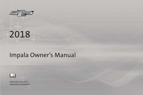 2018 Chevrolet Impala Owner's Manual