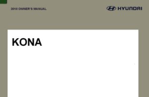 2018 Hyundai Kona Owner's Manual