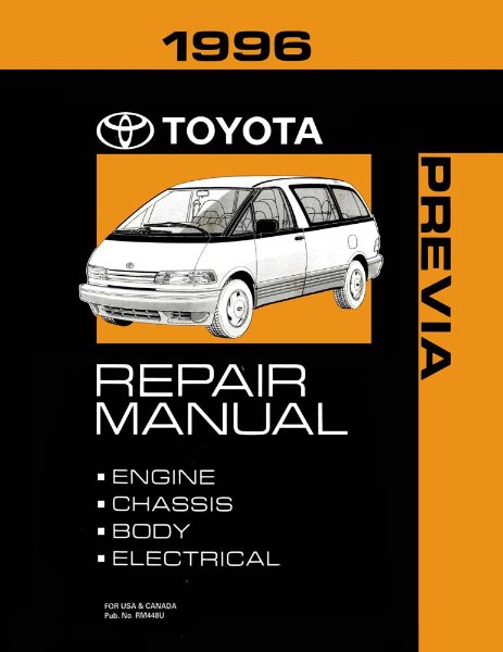 1996 Toyota Previa Factory Shop Service Manual