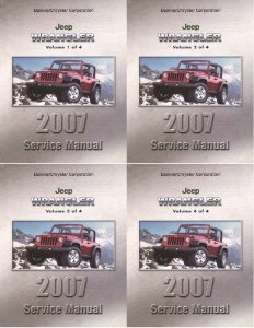 2007 Jeep Wrangler Factory Shop Service Manual