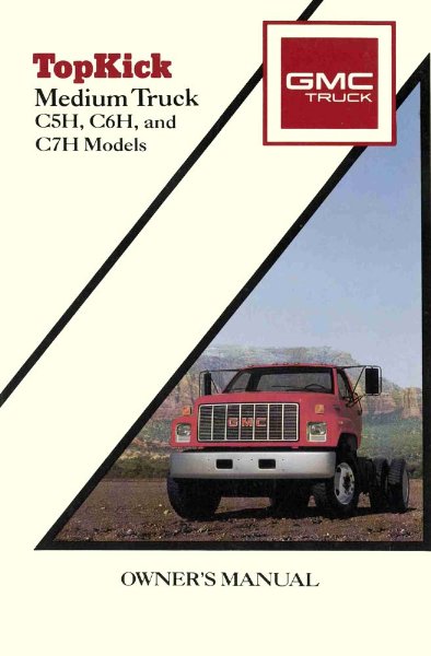 1990 GMC Topkick, Kodiak Owner's Manual