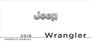 2016 Jeep Wrangler Owner's Manual