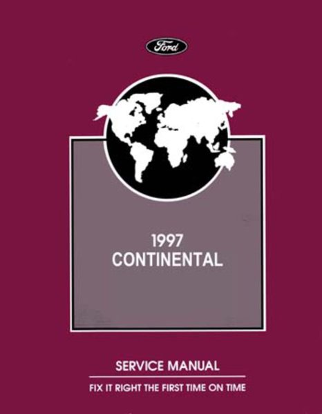 1997 Lincoln Continental Factory Shop Service Manual