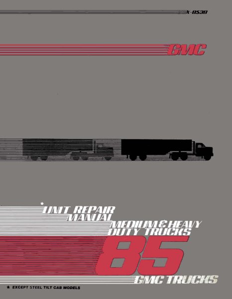 1985 Chevrolet Truck Medium, Heavy Duty Factory Shop Service Manual