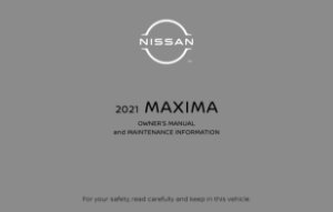 2021 Nissan Maxima Owner's Manual