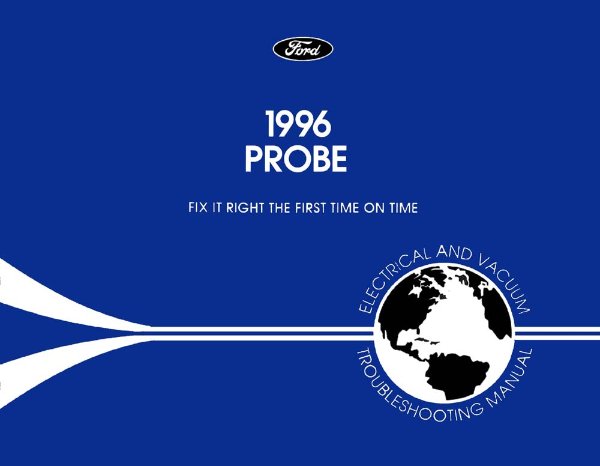 1996 Ford Probe Wiring Diagrams Manual