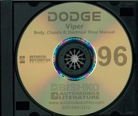1996 DODGE VIPER Body, Chassis & Electrical Service Manual sample image