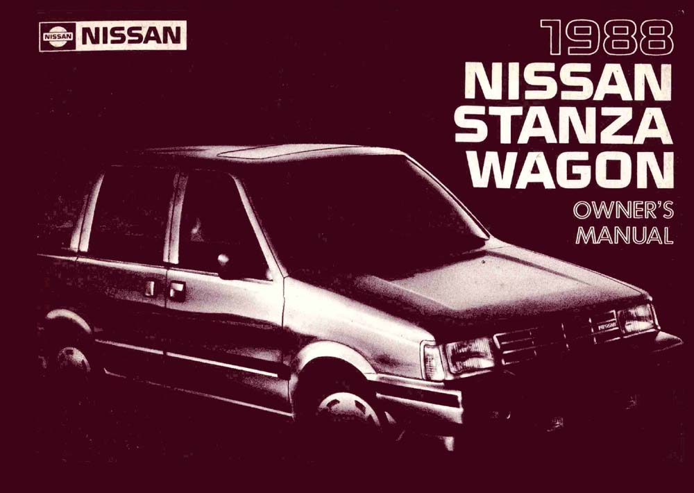 1988 Nissan Stanza Owners Manual User Guide