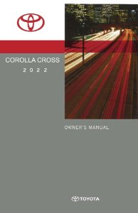 2022 Toyota COROLLA CROSS Owner's Manual