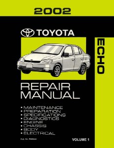 2002 Toyota Echo Factory Shop Service Manual