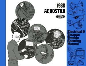 1988 Ford Truck Aerostar Wiring Diagrams Manual