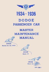 1934 1935 1936 Dodge Shop Service Repair Manual