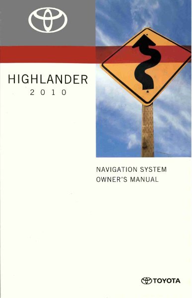 2010 Toyota Highlander Owner's Manual