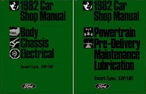1982 Ford Escort, EXP, Lynx, LN7 Factory Shop Service Manual