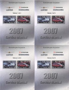 2007 Dodge Truck Durango, Aspen Factory Shop Service Manual