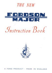 1953–1961 Ford Fordson Tractor Owner's Manual