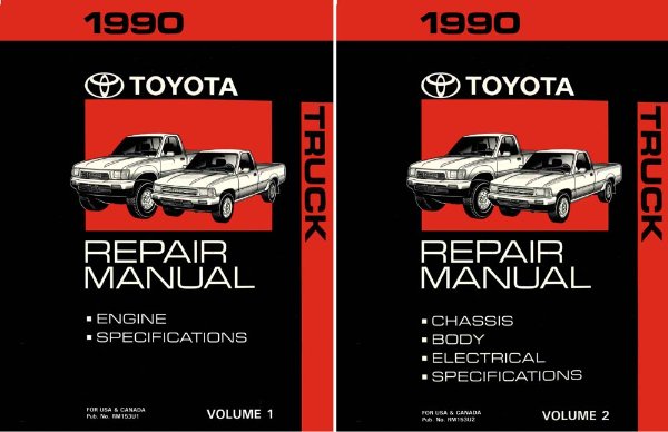 1990 Toyota Truck Shop Service Repair Manual