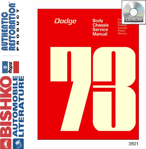 1973 Dodge All Models Factory Shop Service Manual