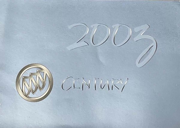 2003 Buick Regal Owner's Manual