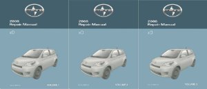 2008 Toyota Scion xD Factory Shop Service Manual