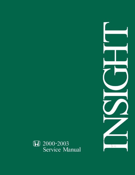 2000–2003 Honda Insight Factory Shop Service Manual