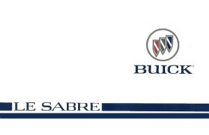 1996 Buick LeSabre Owner's Manual