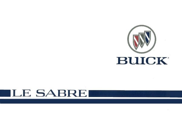 1996 Buick LeSabre Owner's Manual