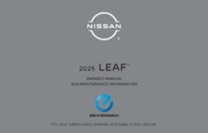 2025 Nissan LEAF Owner's Manual
