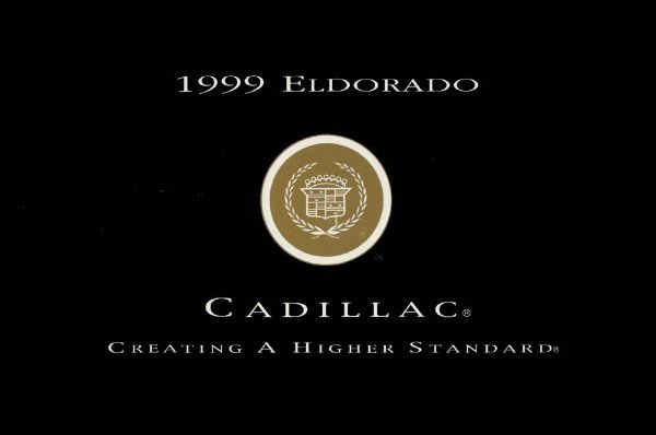 1999 Cadillac Eldorado Owner's Manual