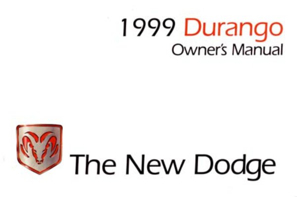1999 Dodge Durango Owner's Manual