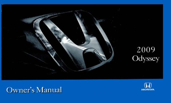 2009 Honda Odyssey Owner's Manual